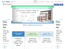 Tablet Screenshot of makepassportphoto.com